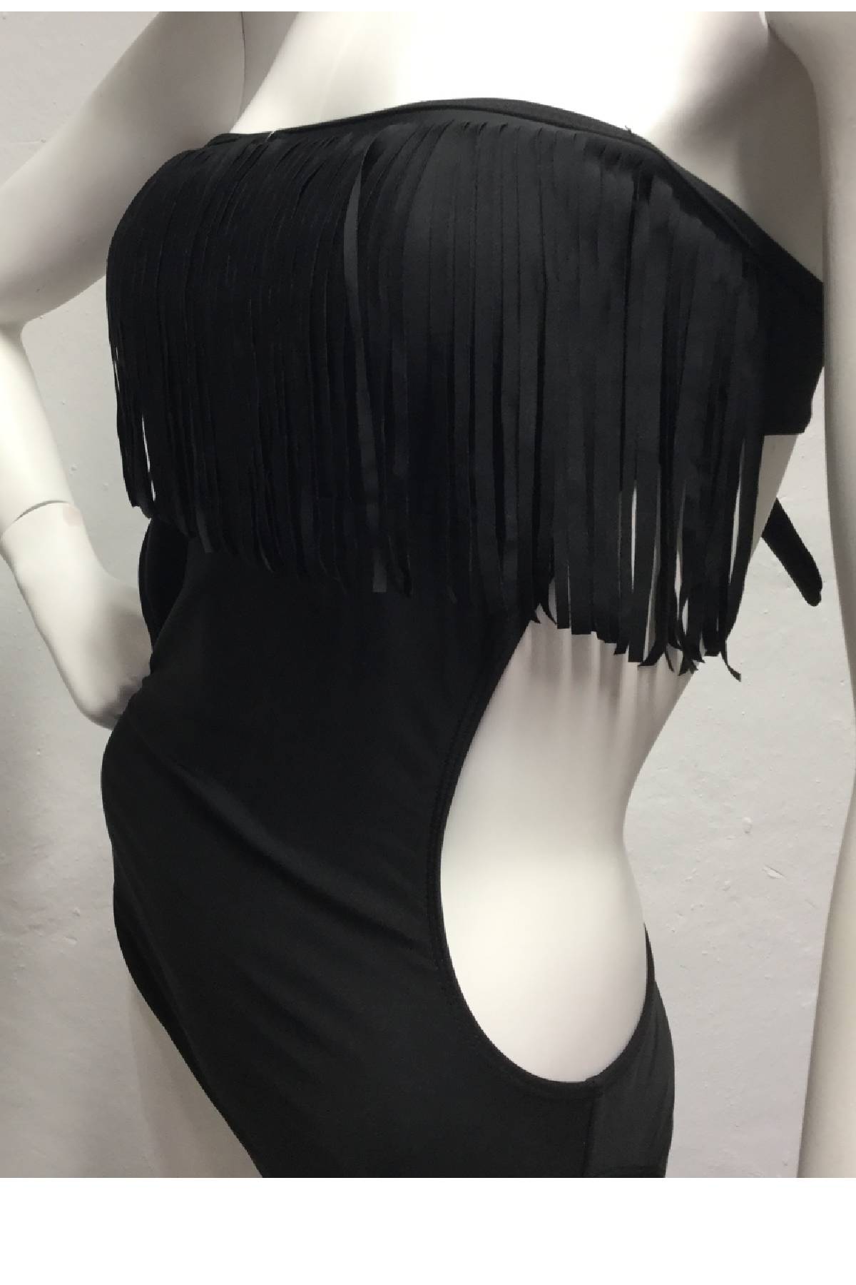 Badeanzug mit Fransen