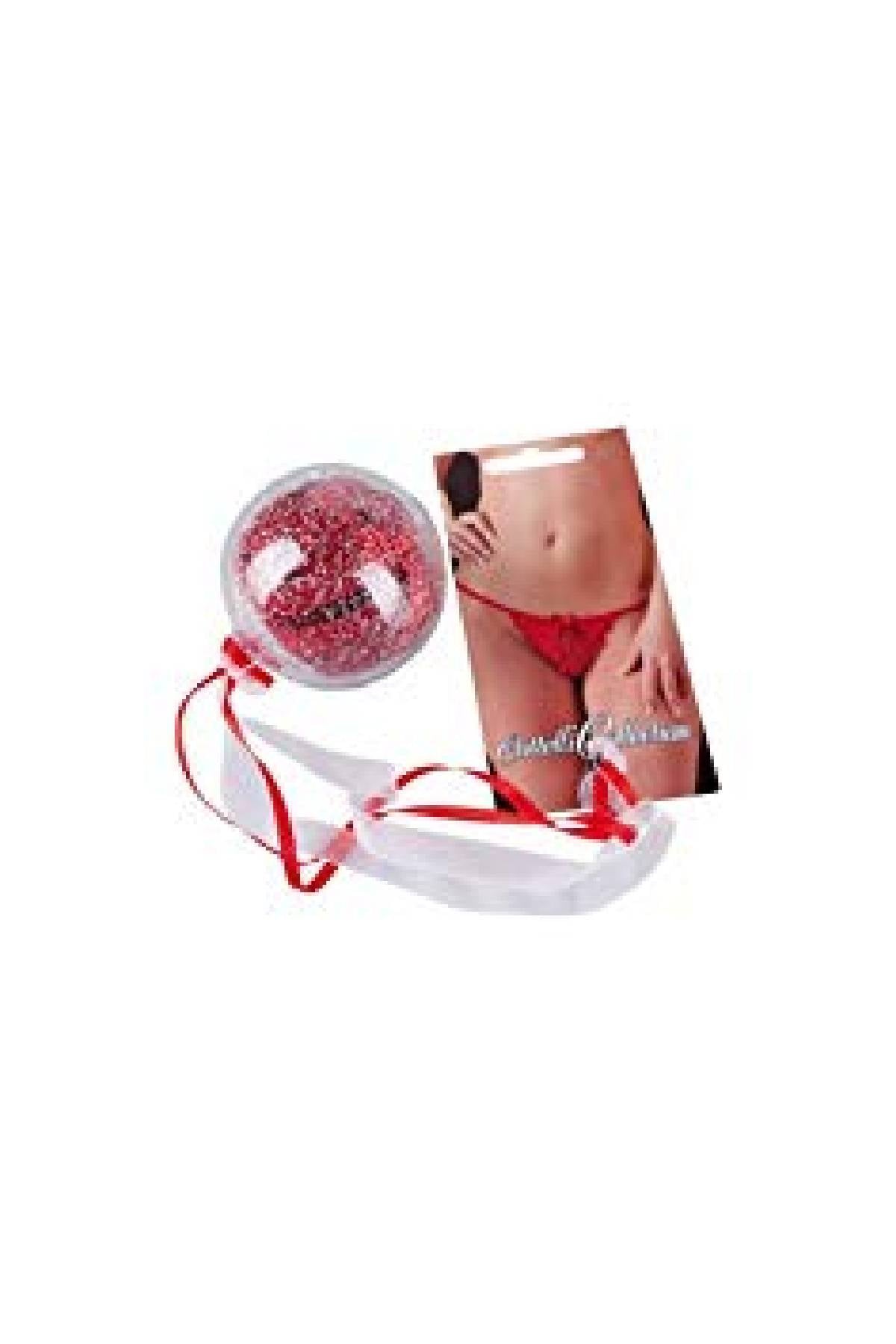 Cottelli Collection klein Red Lace String Ball