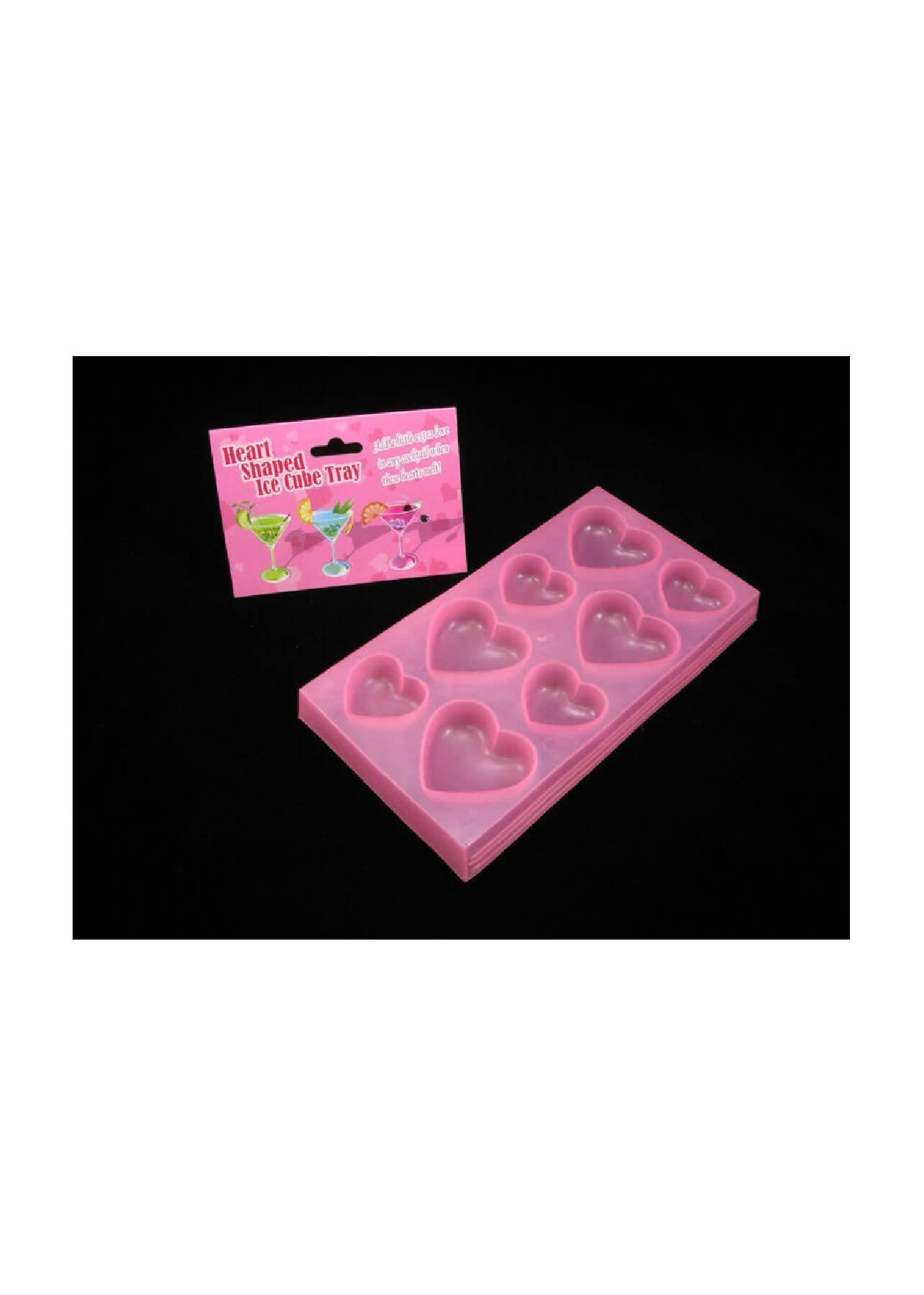 Eiswürfel in Herzform