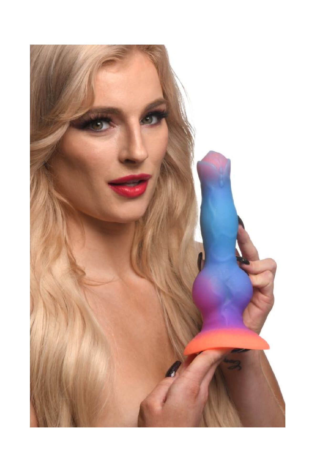 Leuchten-im-dunklen Silikon Alien Dildo