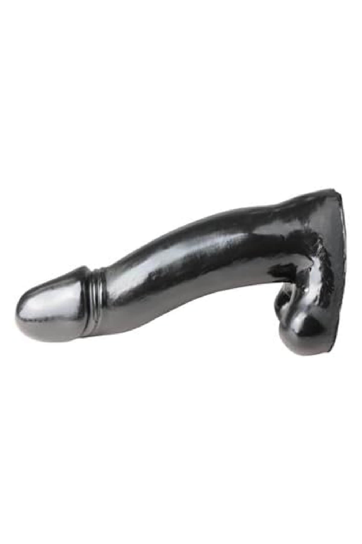 ALL BLACK Terminator-Penis-Dildo 43cm lang