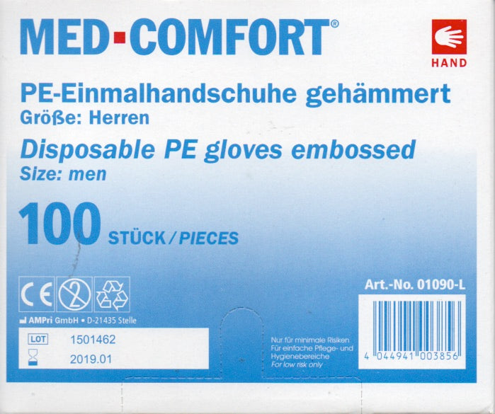 Untersuchungshandschuh, Pack