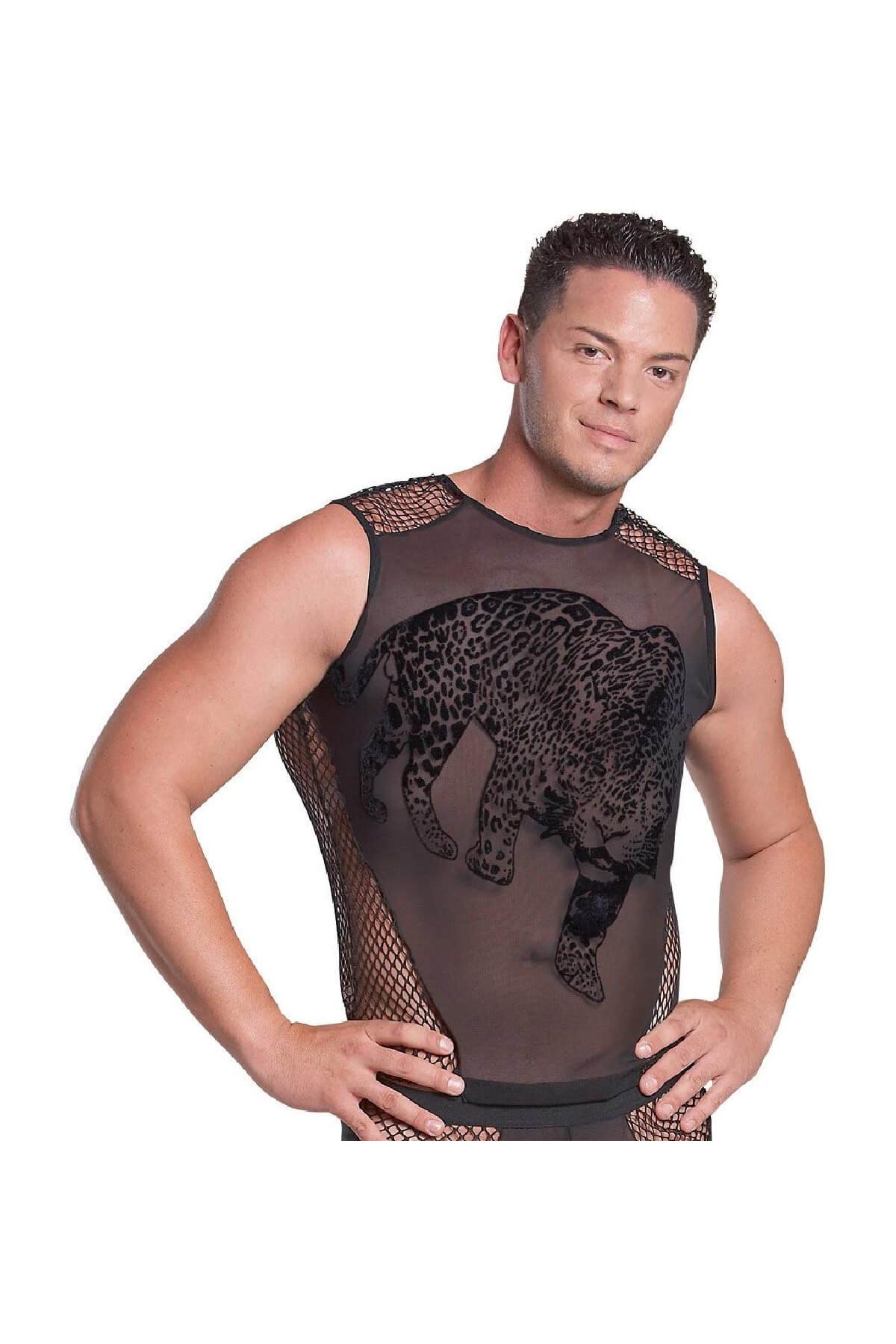 Herren Shirt, transparent