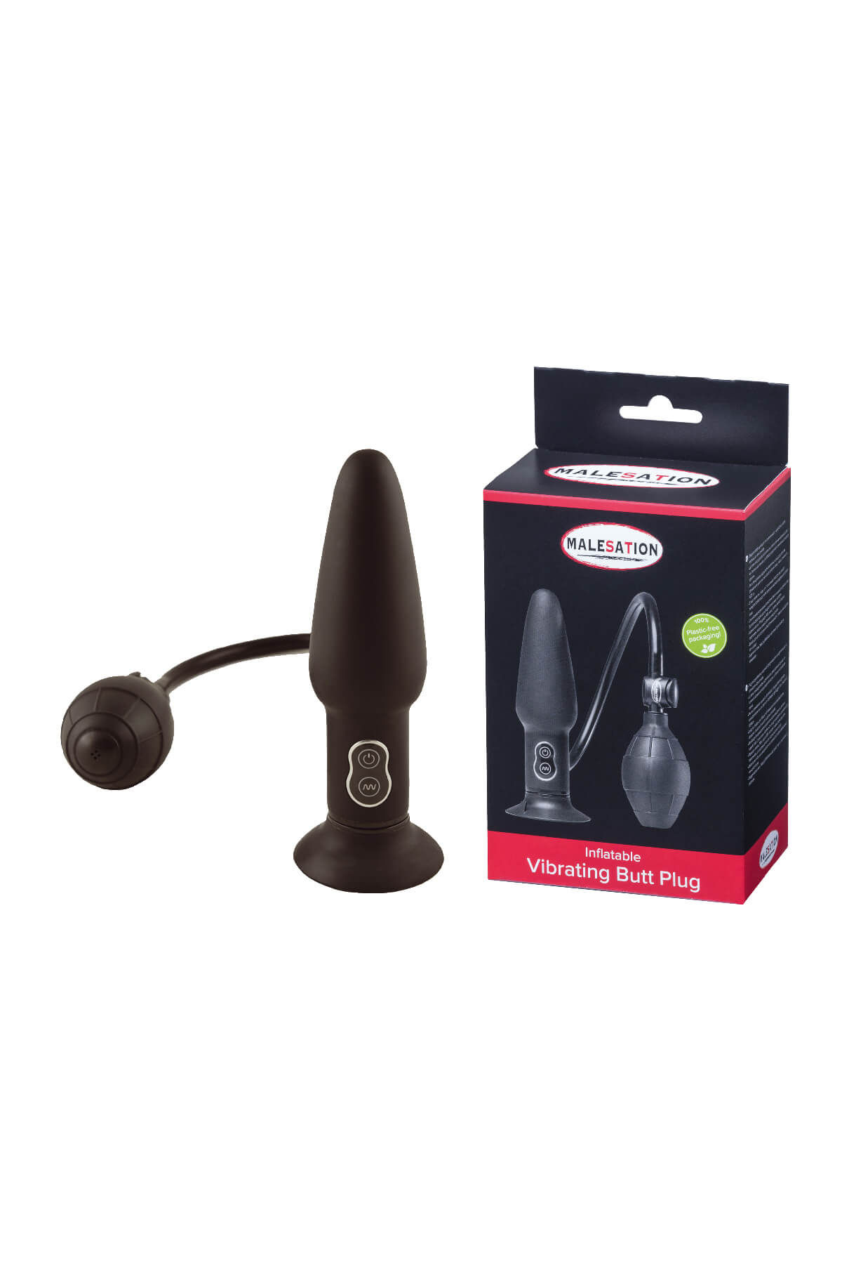 Inflatable Butt Plug mit Vibration